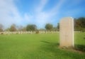 A world war tombstone ... Royalty Free Stock Photo