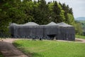 A World War Two concrete Old german bunker