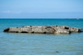 World war two d-day Mulberry harbour Royalty Free Stock Photo