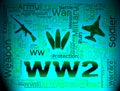 World War Two Showing Wwii hostilities And Military Royalty Free Stock Photo