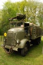 World war 2 vehicles show set up Royalty Free Stock Photo