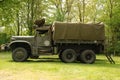 World war 2 vehicles show set up