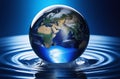 World Water Day Concept. Every Drop Matters. Saving water and world environmental protection and earth day Royalty Free Stock Photo