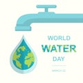 World Water Day, 22 March.