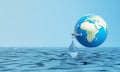 World water day, saving water quality campaign and environmental Royalty Free Stock Photo