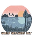 World Wetlands Day T shirt Design