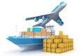 World wide cargo transport concept Royalty Free Stock Photo