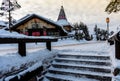 Santa claus village - rovaniemi- artic circle Royalty Free Stock Photo