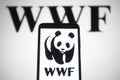 World Wide Fund for Nature WWF logo Royalty Free Stock Photo