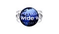 World Wide Web around Earth Royalty Free Stock Photo