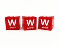 World wide web icon Royalty Free Stock Photo