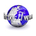 World Wide Web Illustration Royalty Free Stock Photo
