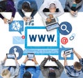 World Wide Web Internet Online Illustration Concept