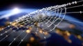 World wide web: internet system, global site, browser platform, digital space, data network, user connection, hyperlink Royalty Free Stock Photo