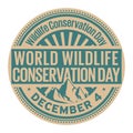 World Wildlife Conservation Day