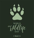 World Wildlife Day card