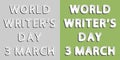 World writers day