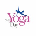 World Yoga Day Banner. International Yoga Day Template. Illustration