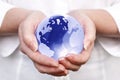 World in your hands Royalty Free Stock Photo