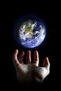 World in your hands Royalty Free Stock Photo