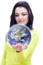 World in your hands Royalty Free Stock Photo