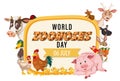 World zoonoses day banner design Royalty Free Stock Photo