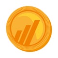 worldcoin money golden icon
