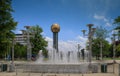 Worlds Fair Park Court of Flags Fountain Knoxville Tennessee
