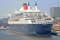 Worlds famous ocean liner Queen Mary 2 Royalty Free Stock Photo