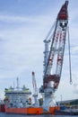 Worlds largest heavy crane Royalty Free Stock Photo