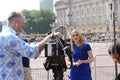 Worlds media outside Buckingham Palace