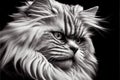 The worlds most adorable fluffy pet cat portrait