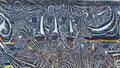 Worlds People by Shimal Gimayev, 1990, East Side Gallery in Berlin Royalty Free Stock Photo