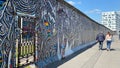 Worlds People by Shimal Gimayev, 1990, East Side Gallery in Berlin Royalty Free Stock Photo