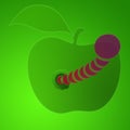 Worm in the apple