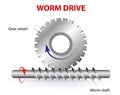 Worm drive or Torsen differential Royalty Free Stock Photo