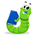 Worm eating Book