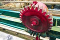 Worm gear and gear sprocket Royalty Free Stock Photo