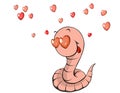 Worm in love