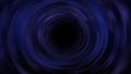 Wormhole displayed via motion graphics