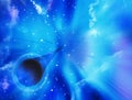 Wormhole In Outer Space Royalty Free Stock Photo