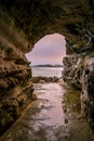 Wormhole at Queenscliff Head in Manly Royalty Free Stock Photo