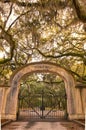 Wormsloe Plantation Historic Site near Savannah, Georgia Royalty Free Stock Photo