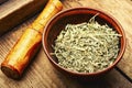 Wormwood herb or absinthe Royalty Free Stock Photo