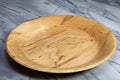 Wormy Maple Wood Bowl Royalty Free Stock Photo