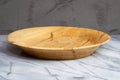 Wormy Maple Wood Bowl Royalty Free Stock Photo