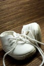 Worn baby shoes Royalty Free Stock Photo