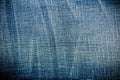 Worn Blue Denim Jeans texture, Royalty Free Stock Photo