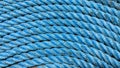 Worn blue rope
