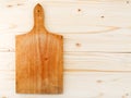 Worn butcher block cutting and chopping board as background Royalty Free Stock Photo